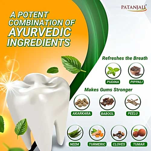 Patanjali Dant Kanti Natural Toothpaste, 200 g - Image 2